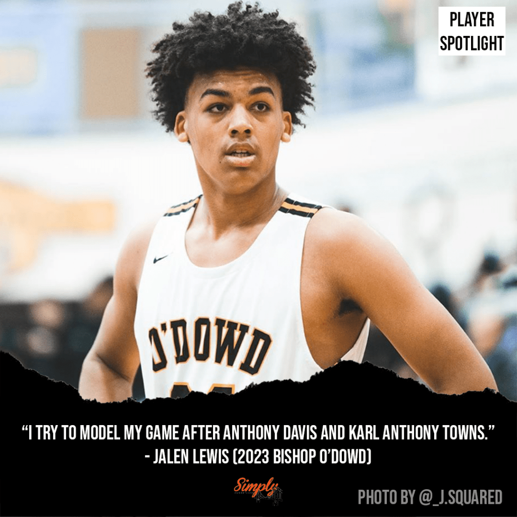 Player Spotlight Freshman Phenom Jalen Lewis Simply Basketball